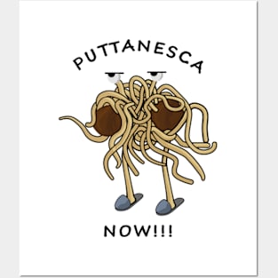 the demanding flying spaghetti monster Posters and Art